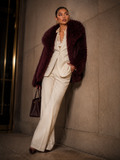 faux fur coat