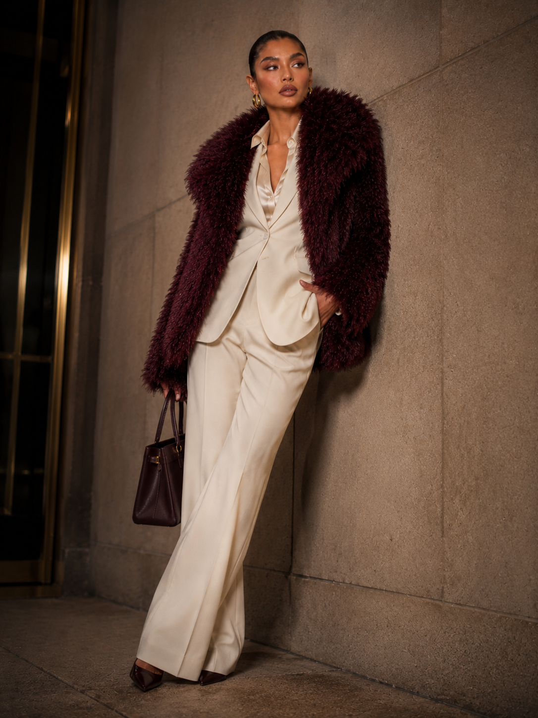 faux fur coat