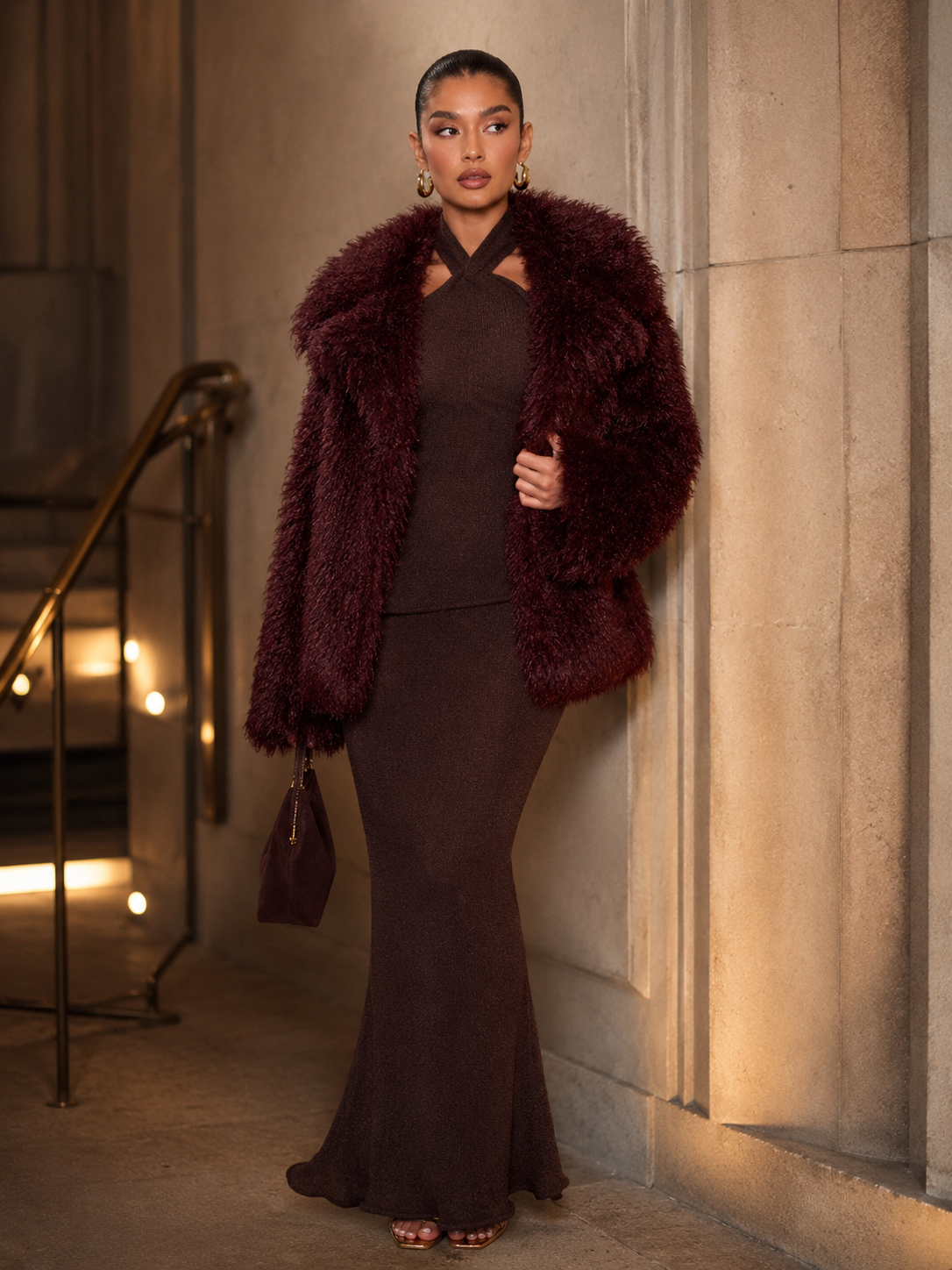faux fur coat